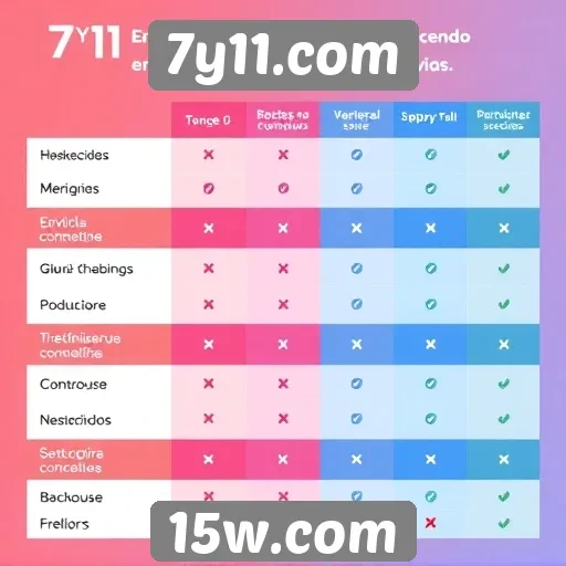 Comparativo entre 7y11.com e concorrentes do mercado